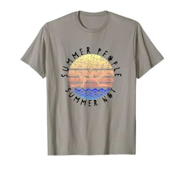 Amazon.com: Summer People Summer Not Vintage Style Graphic